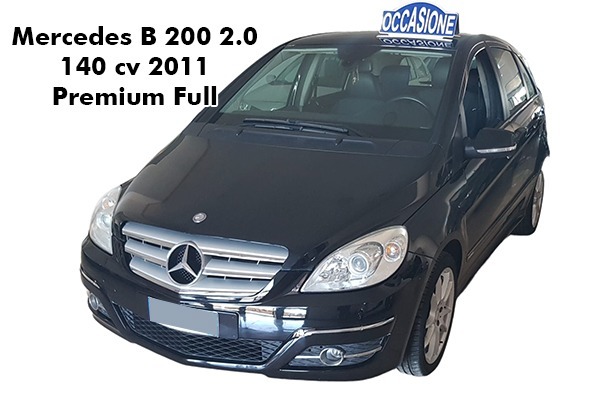 "Mercedes B 200 2.0 diesel 140 CV Premium Full"