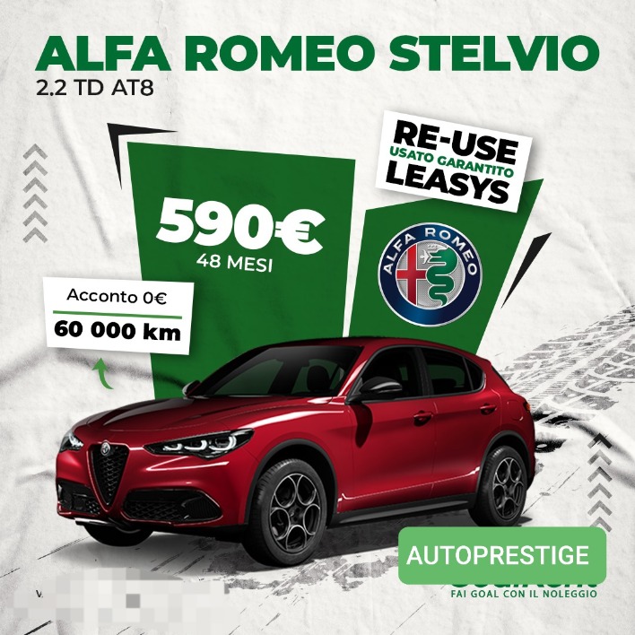 "ALFA ROMEO STELVIO 2.2 TD AT8 noleggio a lungo termine"