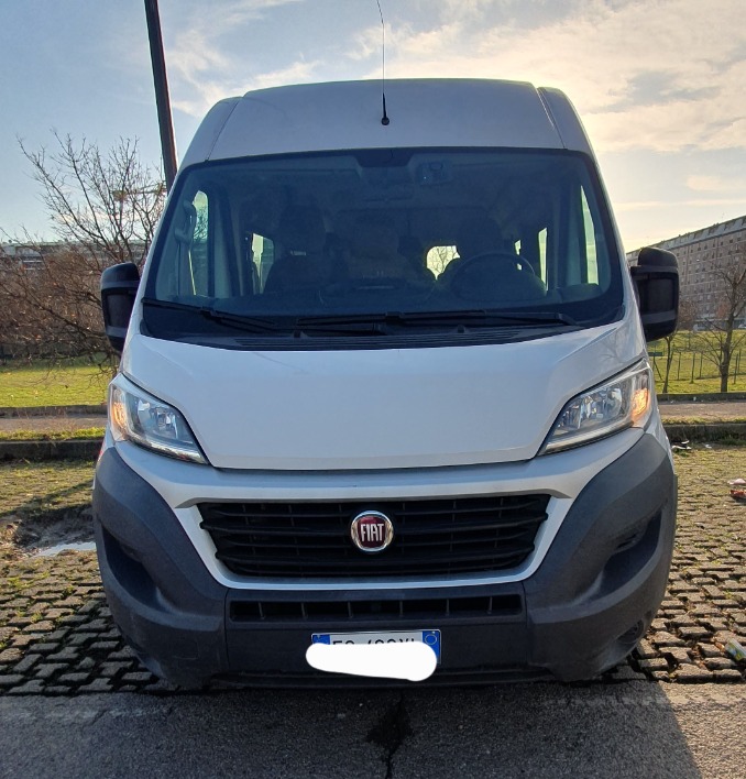 "FIAT DUCATO 33 2.3  MJT 150 CV PM TM ANNO 3\/2016 9 POSTI ( poltrona singole)"