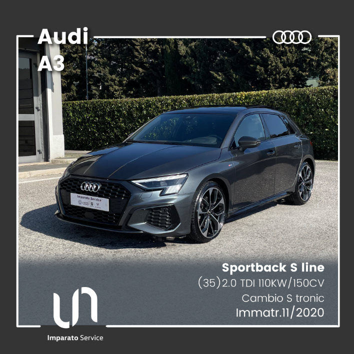 "Audi A3 Sportback (35) 2.0 TDI S line S tronic 110KW\/150CV"