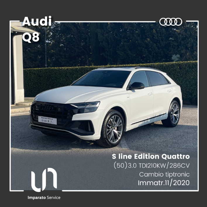 "Audi Q8 (50) 3.0 TDI Tiptronic Quattro S line Edition 210KW\/286CV"