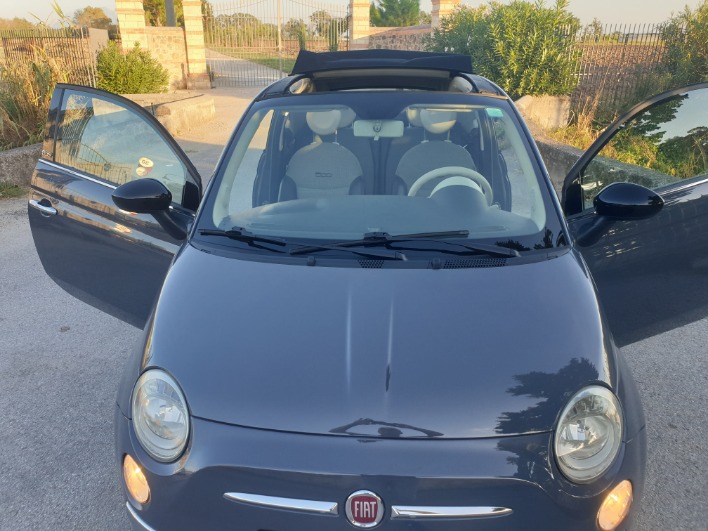 "FIAT 500 CABRIO ROCK cc. 1.2  benzina  Anno immatricolazione 2010"