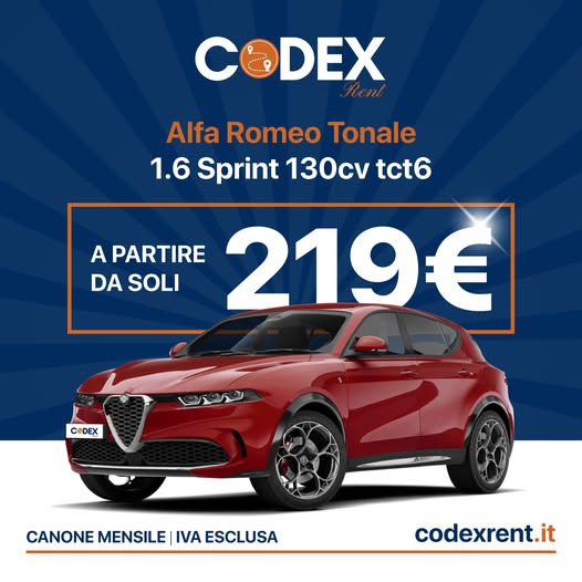 "ALFA ROMEO TONALE 1.6 SPRINT 130 CV TCT6"