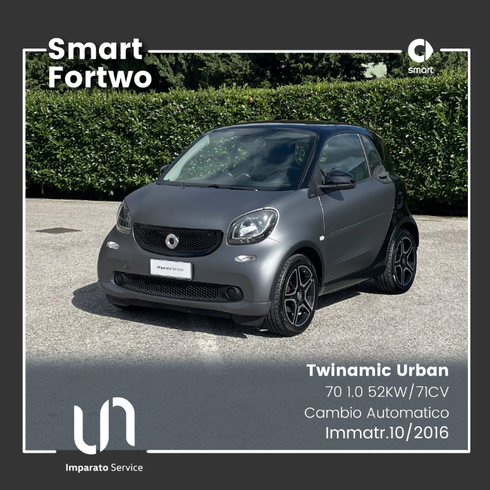 "Smart Fortwo Coupe 70 1.0 Twinamic Urban 52KW\/71CV"
