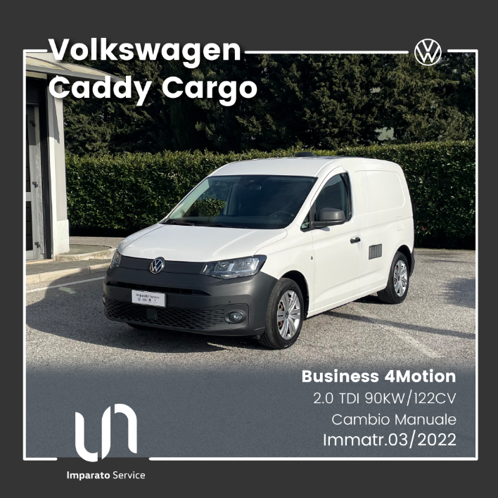 "Volkswagen Caddy 2.0 TDI 90KW SCR Cargo Business 4Motion con ALLESTIMENTO"