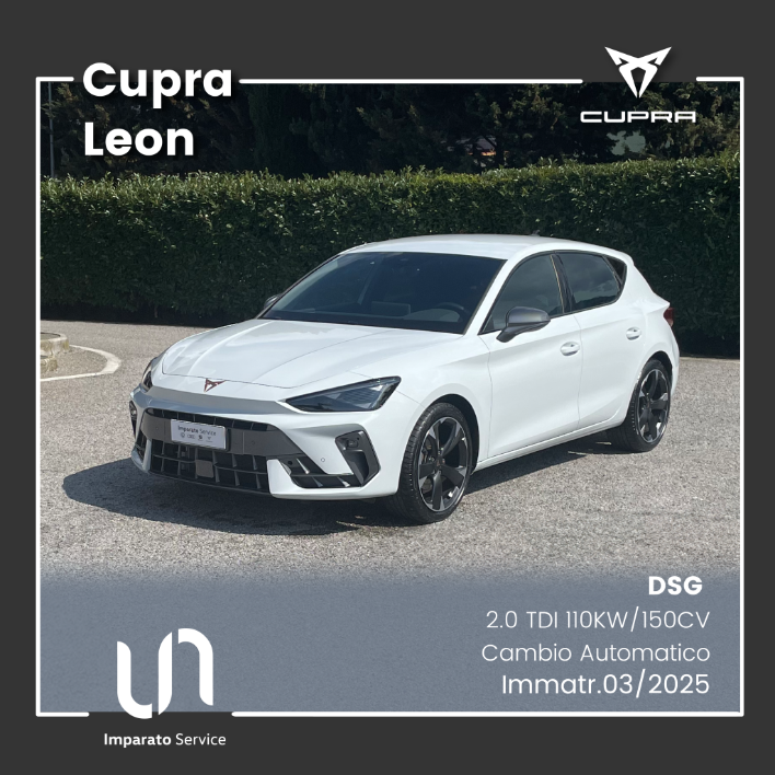 "Cupra Leon 2.0 TDI DSG 110KW\/150CV"