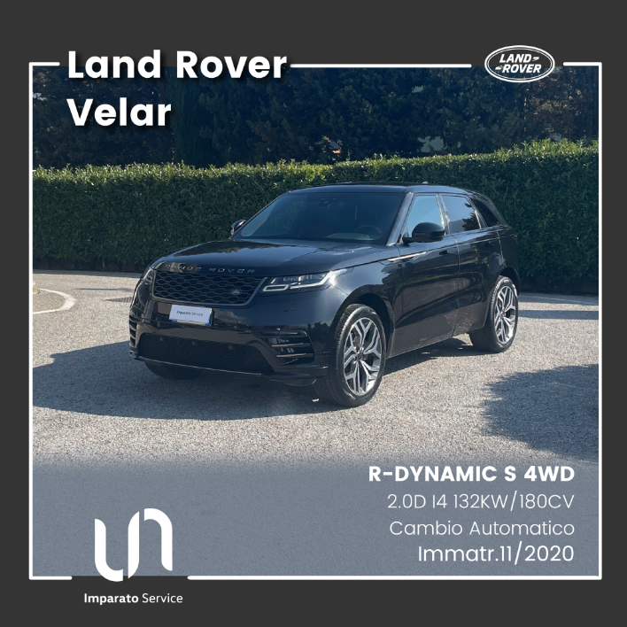 "Land Rover Velar 2.0D I4 R-DYNAMIC S 4WD 132KW\/180CV"