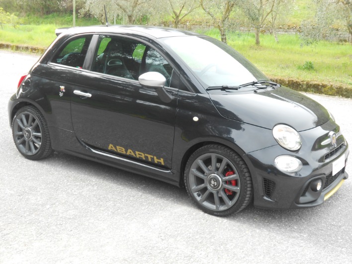 "Abarth 595 Turismo 1.4ie,TURBO(PELLE TOTALE)83.000KM in FATTURA,E6B."