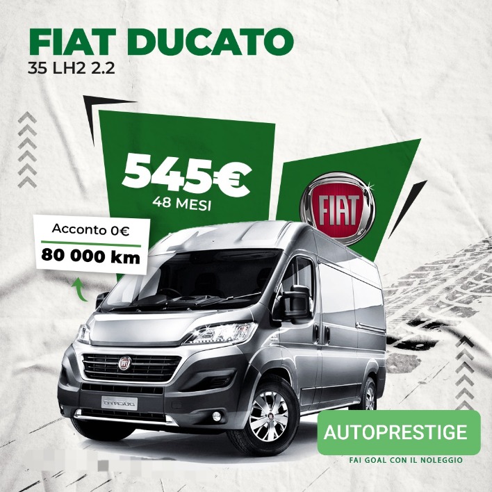 "FIAT DUCATO 35 LH2 2.2 MJet noleggio a lungo termine"