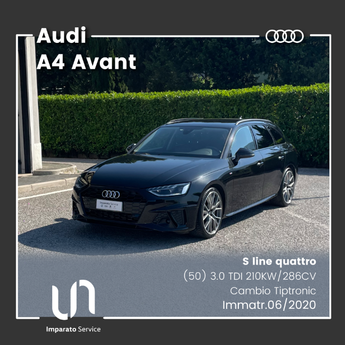"Audi A4 Avant (50) 3.0 TDI S line Tiptronic quattro 210KW\/286CV"