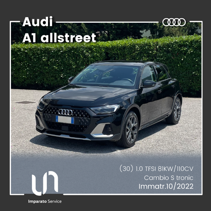"Audi A1 allstreet (30) 1.0 TFSI S tronic 81KW\/110CV"
