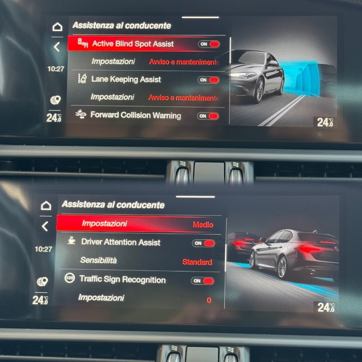 ALFA ROMEO GIULIA 2.2 T VELOCE Q4 210 cv auto MY20 - immagine 9